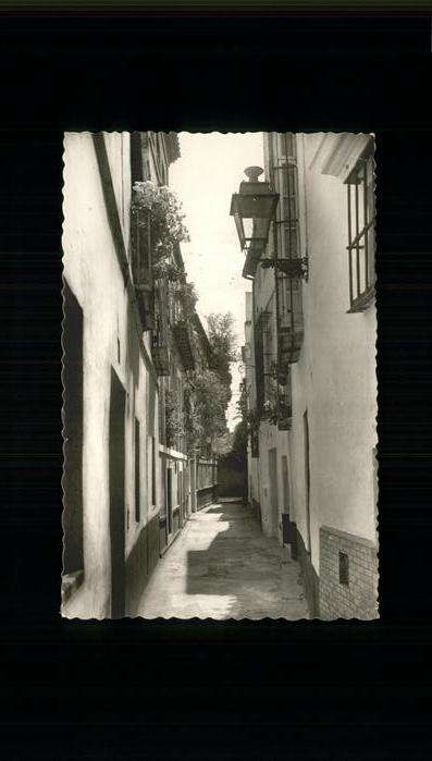 Sevilla Andalucia Barrio de Santa Cruz Calle de la Pimien