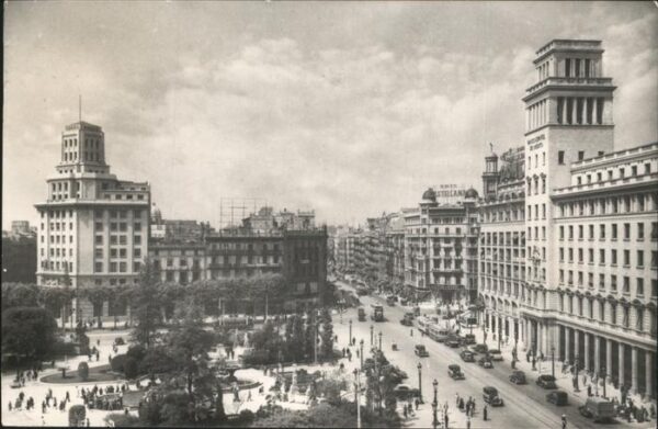 Barcelona Cataluna Plaza de Cataluna y Ronda de la Univers