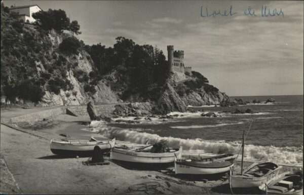 Lloret de Mar Playa Bernat Castillo Uferpromenade Boo