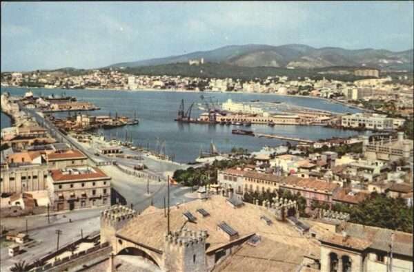 Palma de Mallorca Vista panoramica del puerto