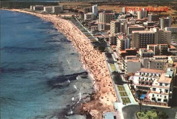 Cala Millor Mallorca Vista aerea Playa Strand