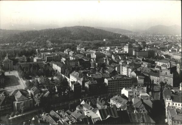Ljubljana Blick über die Stadt