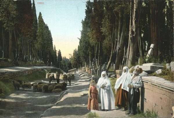 Constantinopel Istanbul Cimetiere a Scutari Friedhof Skutari Es