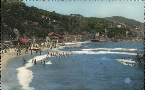 Philippeville Algerien Plage du Chateau Vert