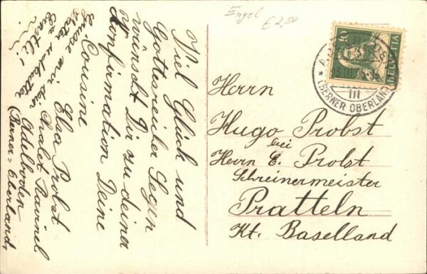 Konfirmation Schutzengel Hut Junge – Bild 2