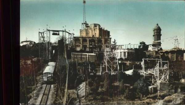 Zahnradbahn El Tibidado Barcelona Spanien
