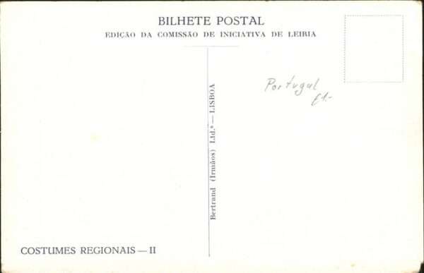 Trachten Portugal Esel Künstlerkarte – Bild 2