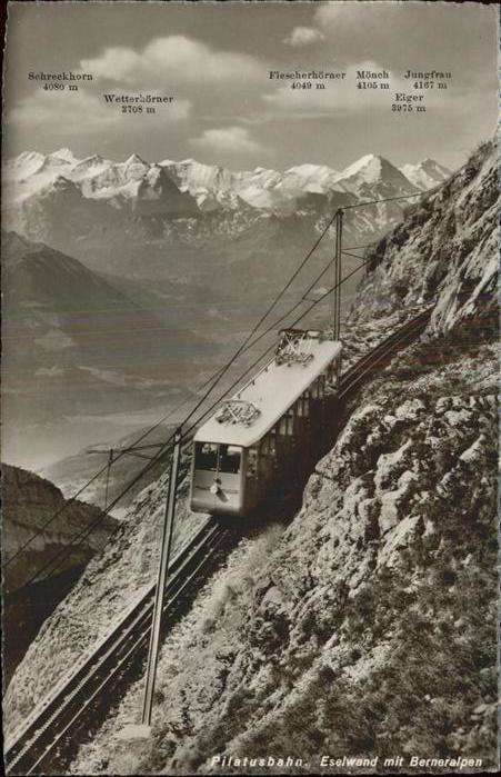 Zahnradbahn Pilatus Eselwand Berneralpen
