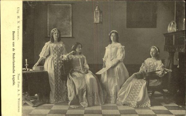 Gitarre Geige Dames van de Nederlandsche Legati