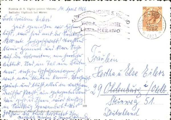 Seilbahn S. Vigilio Merano – Bild 2
