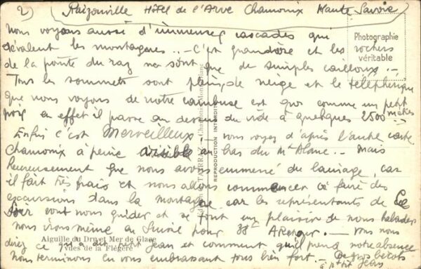 Chamonix Aiguille du Druvet Mer de Glace – Bild 2