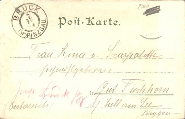 Kuenstlerkarte München Theatinerkirche Ludwigstrasse – Bild 2