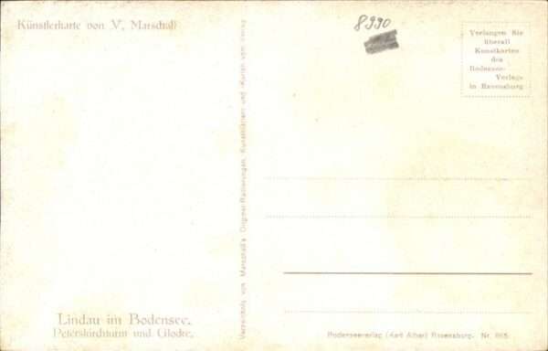 Marschall Vinzenz Nr. 865 Lindau-Bodensee Peterskirchturm – Bild 2