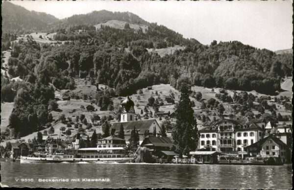 Dampfer Seitenrad Beckenried Klewenalp