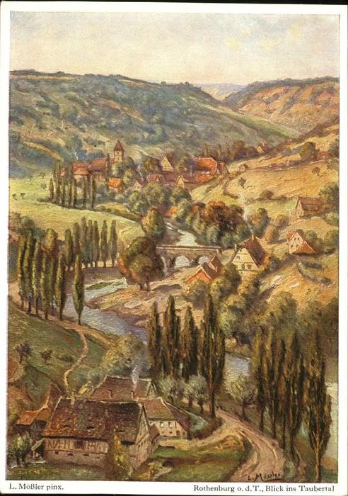 Moessler L. Rothenburg-Tauber Taubertal