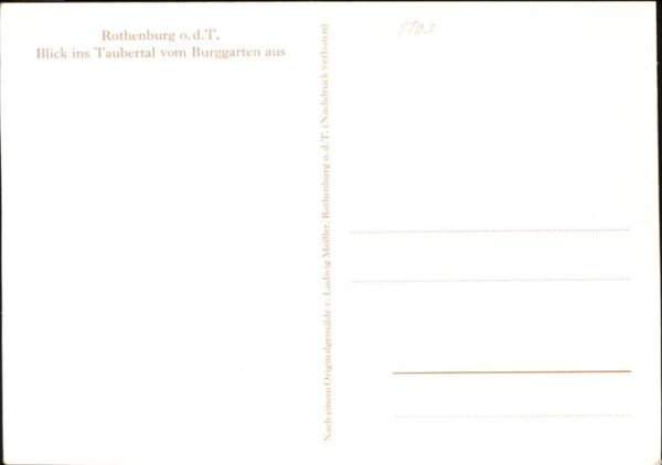 Moessler L. Rothenburg-Tauber Taubertal – Bild 2