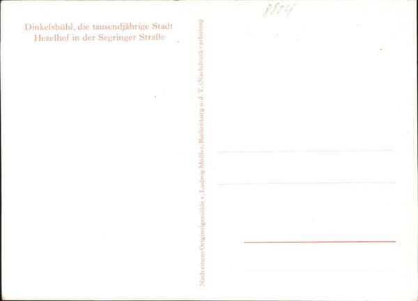 Moessler L. Dinkelsbühl Hezelhof Segringer Strasse – Bild 2