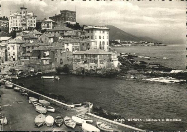 Genova Genua Liguria Incenatura di Boccadasse