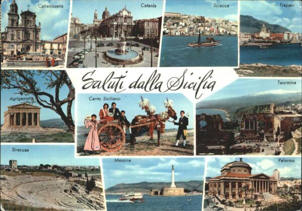 Sizilien Caltenisetta Catenia Sciacca Trapani Ag