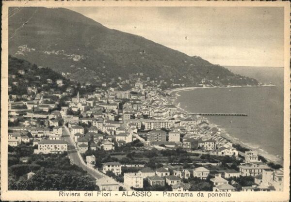 ALASSIO Savona Liguria IT Panorama da ponente