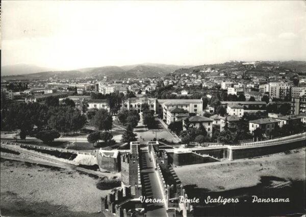Verona Veneto Ponte Scaligero Panorama