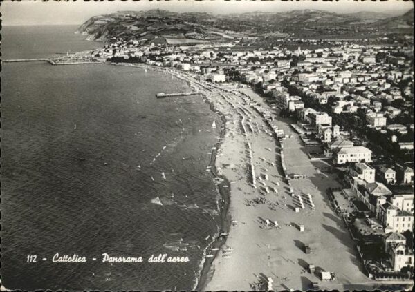 Cattolica Rimini Panorama dell'aereo