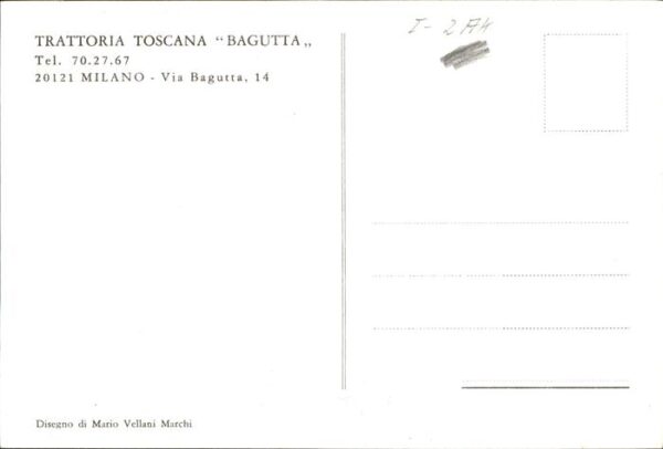 Milano Trattoria Toscana Bagutta – Bild 2