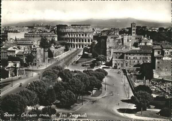 Rom Roma Colossea e via dei Fori Imperiali