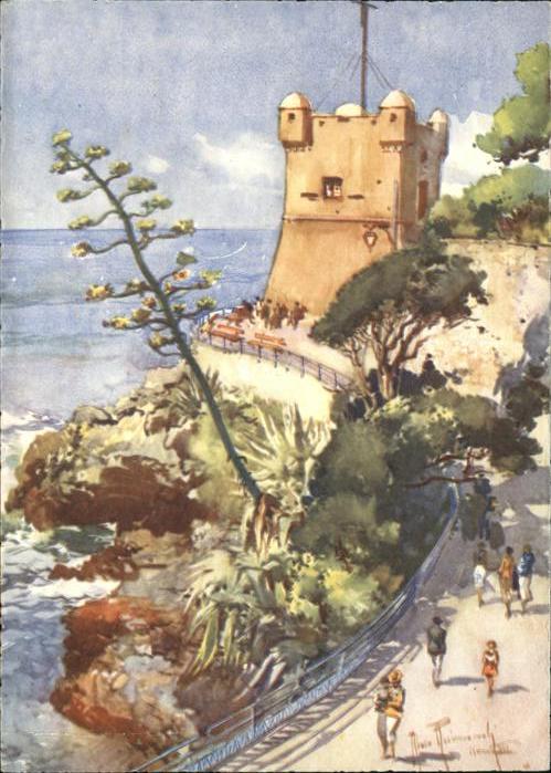 Nervi Passeggiata a mare e Torre Gropallo
