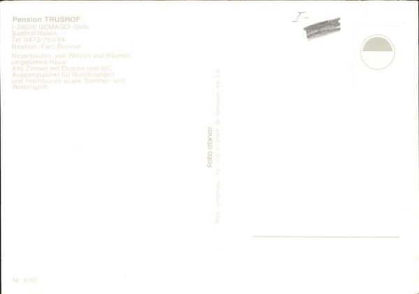 Suedtirol Pension Trushof Gomagoi – Bild 2
