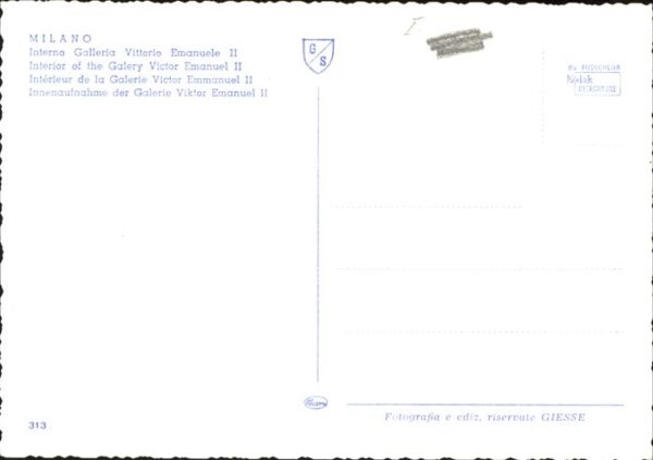 Milano Interno Galleria Vittoria Emanuele II – Bild 2