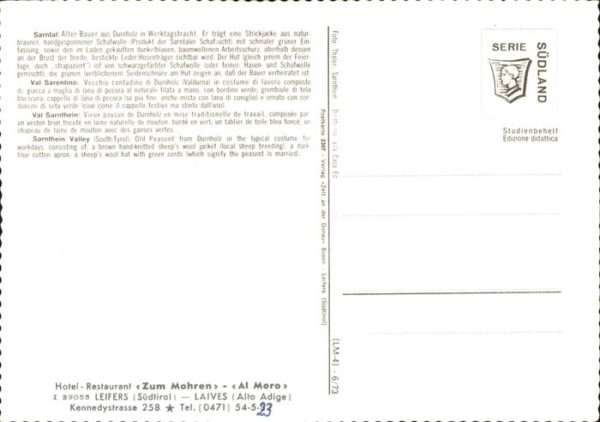 Sarntal Bauer Tracht – Bild 2