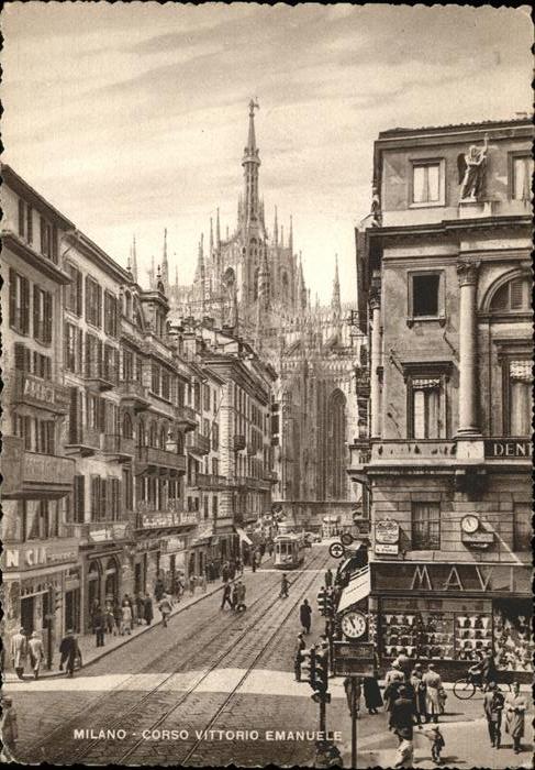 Milano Corso Vittorio Emanuele
