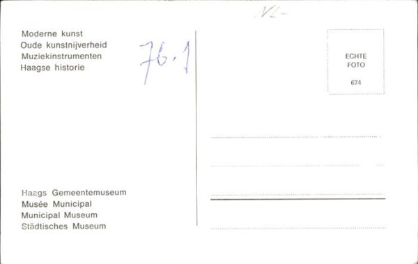 Niederlande Moderne Kunst Haagse historie – Bild 2
