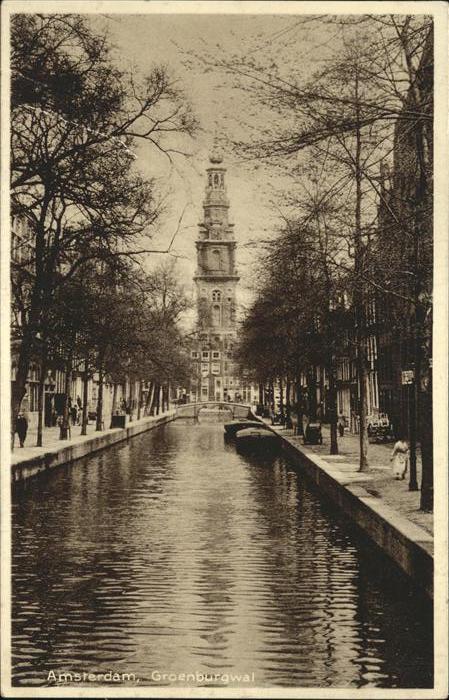 Amsterdam Niederlande Groenburgwal