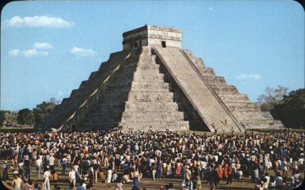 Chichen Itza Equinoccio en el Castillo Ruinen prähis