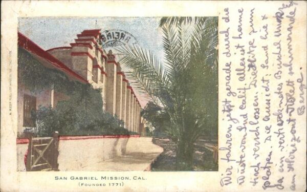 San Gabriel Mission founded 1771
