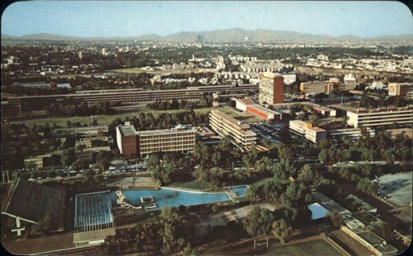 Mexico City Vista aerea de la Ciudad Universitaria