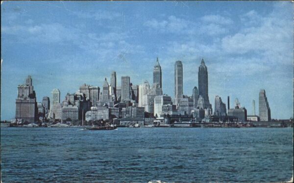 New York City Sky Scraping Towers of Manhatten Financ