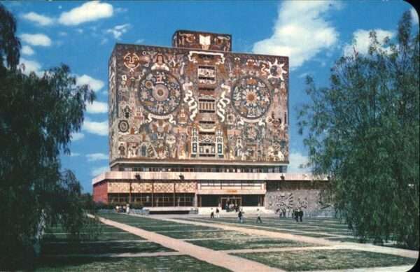 Mexico City Universidad Naciional Biblioteca Centra