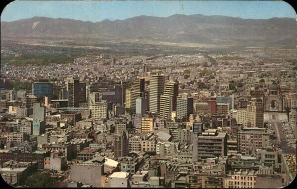 Mexico City Vista panoramica desde la Torre Latinoa