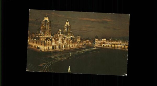 Mexico City Catedral de noche