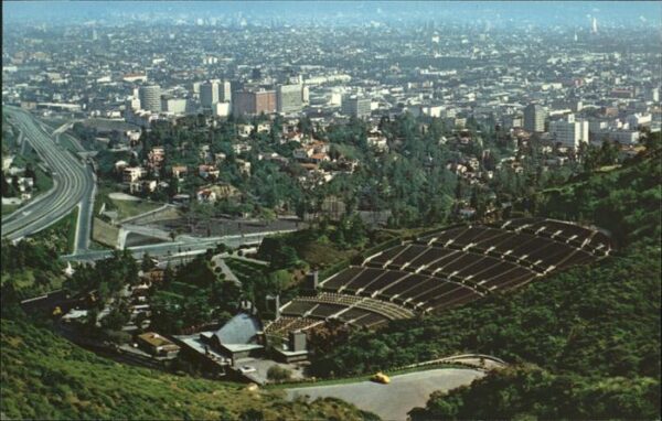 Hollywood California View from Hollywood Hills Hollywood Bow