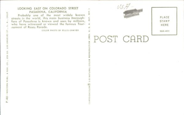 Pasadena California Colorado Street – Bild 2