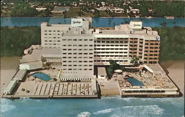 Miami Beach Hotel Barcelona aerial view