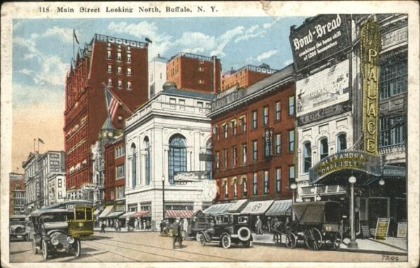 Buffalo New York Main Street tram Planwagen