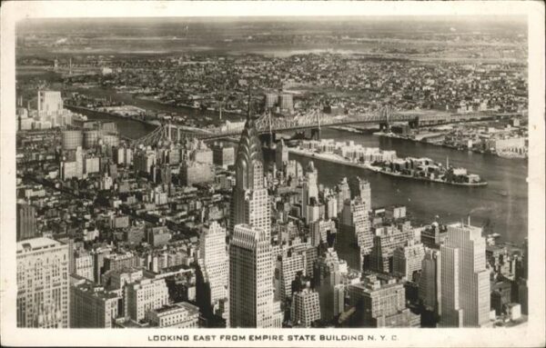 New York City Looking east from Empire State Building