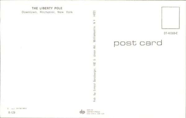 Rochester New York The Liberty Pole Downtown – Bild 2