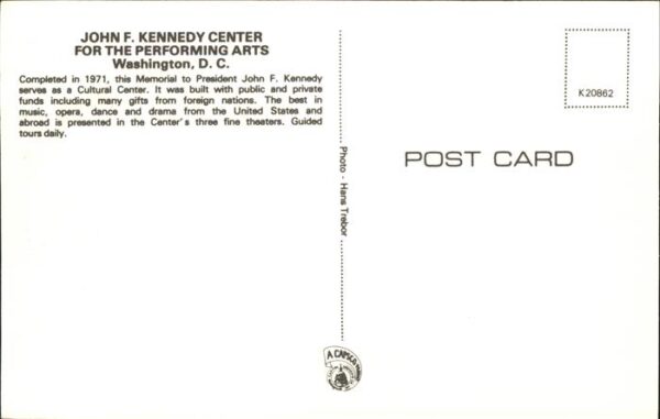 Washington DC John F. Kennedy Center for Performing A – Bild 2