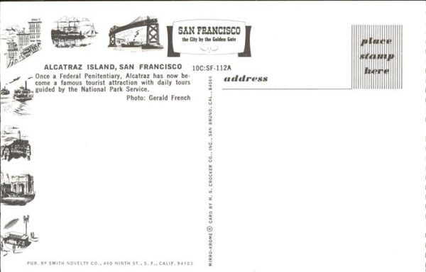 San Francisco California Alcatraz Island aerial view – Bild 2